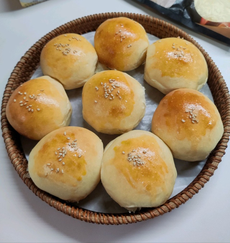 简单好吃一次发酵香甜拉丝小餐包