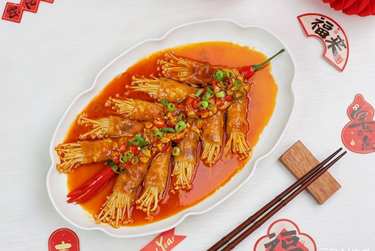 金针菇肥牛卷
