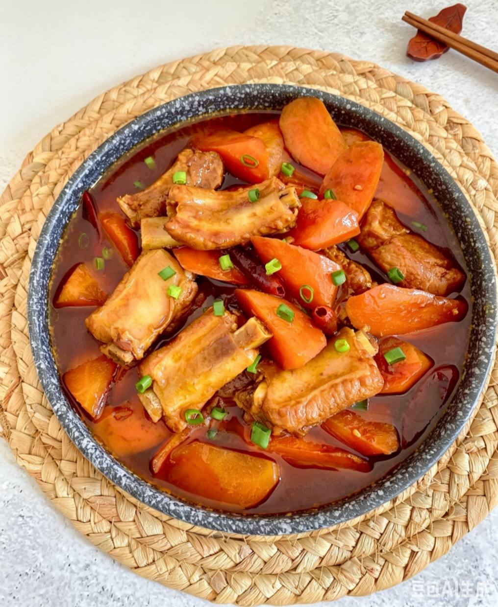 麻辣红烧排骨