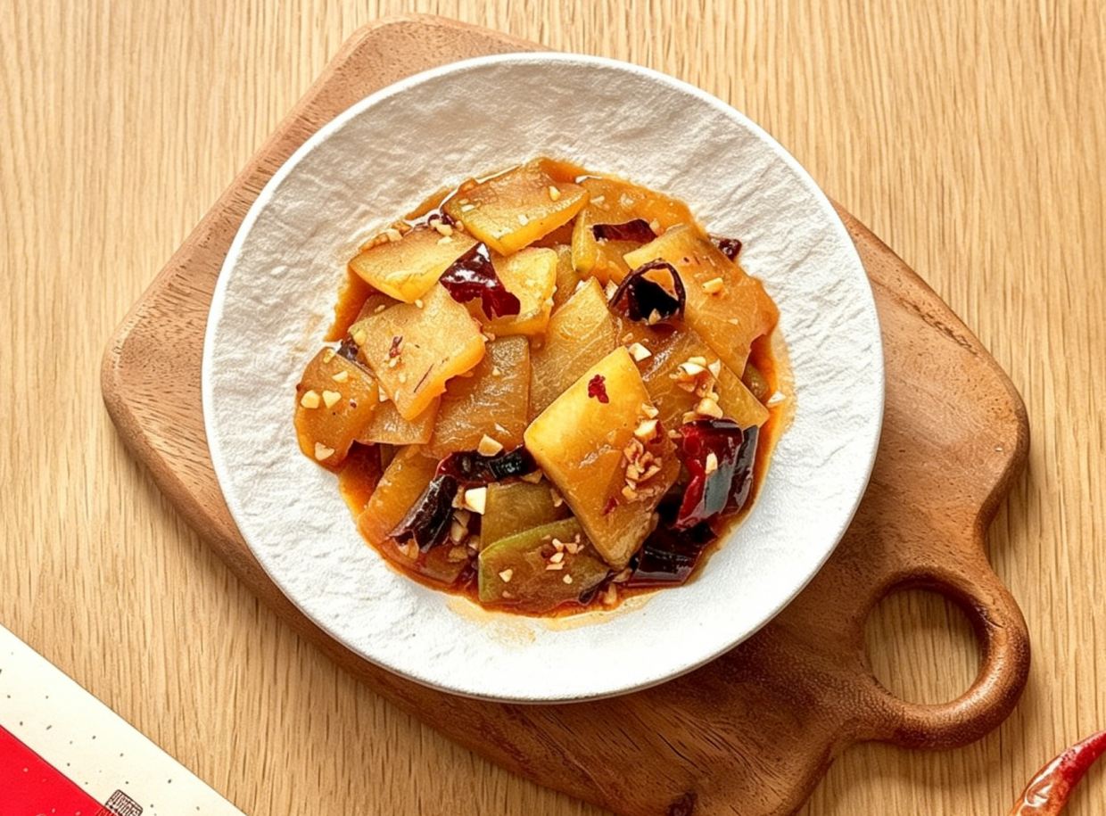 香辣蒜蓉冬瓜 年夜饭的清润吉祥菜