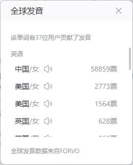 全球发音